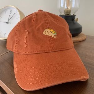 NWT Distressed Taco Belle Baseball Cap